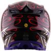 Crosshjälm SE5 Carbon Mips Overspray Svart Lila TROY LEE DESIGNS XS – miniatyr 4
