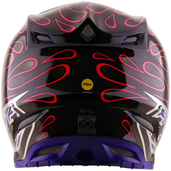 Crosshjälm SE5 Carbon Mips Overspray Svart Lila TROY LEE DESIGNS XS – bild 4