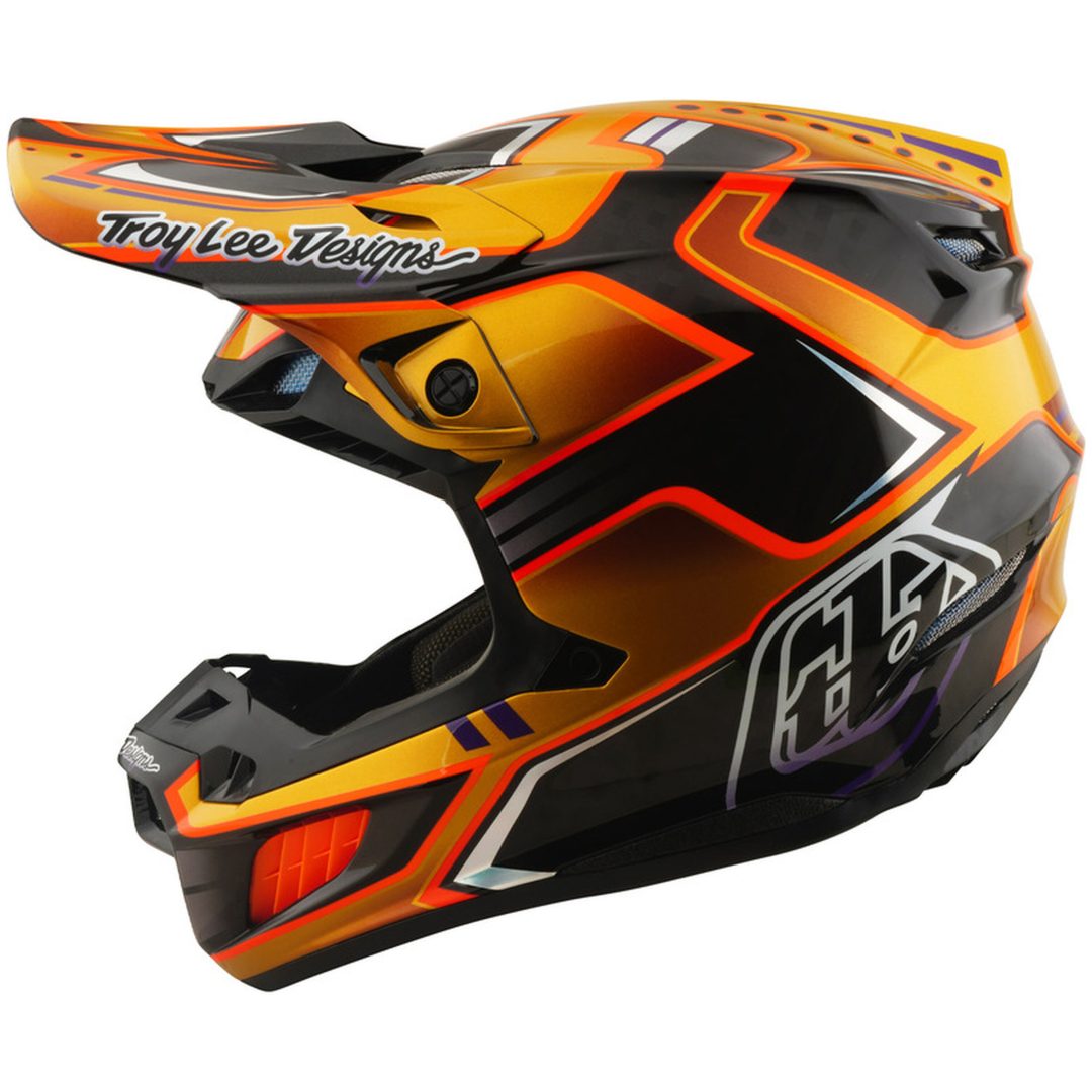 Crosshjälm SE5 Carbon Mips Svart Guld TROY LEE DESIGNS M – bild 2