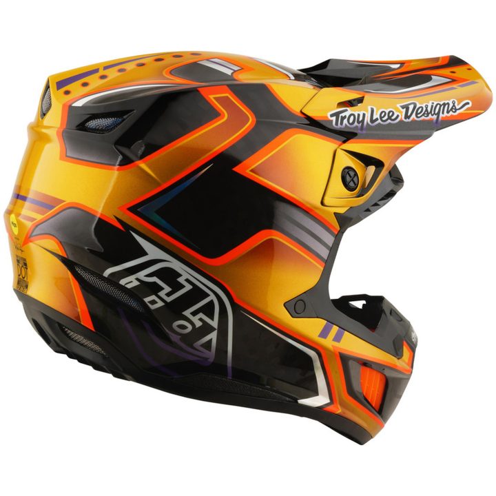Crosshjälm SE5 Carbon Mips Svart Guld TROY LEE DESIGNS M – bild 5