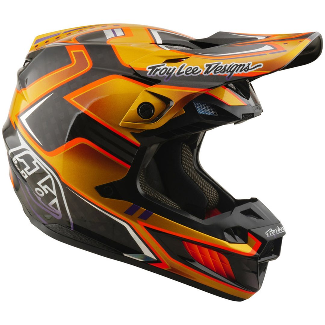 Crosshjälm SE5 Carbon Mips Svart Guld TROY LEE DESIGNS M – bild 7