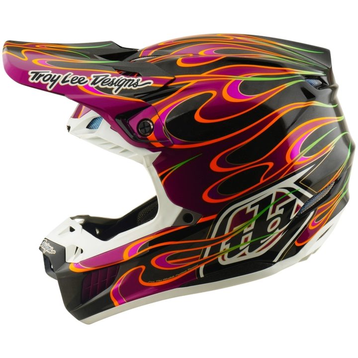 Crosshjälm SE5 Carbon MIPS Svart Lila TROY LEE DESIGNS XL – bild 2