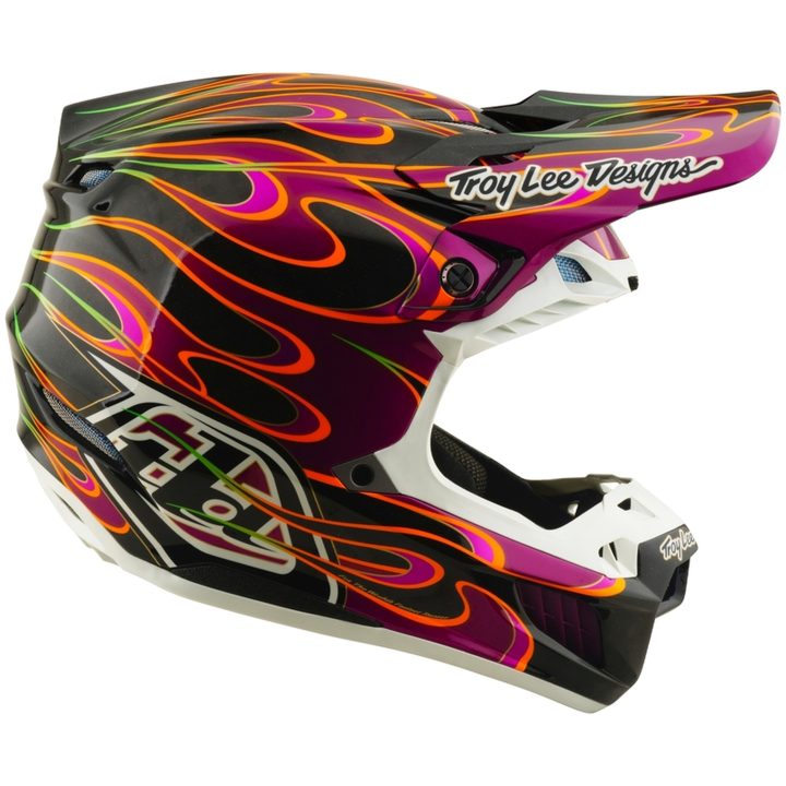 Crosshjälm SE5 Carbon MIPS Svart Lila TROY LEE DESIGNS XL – bild 5