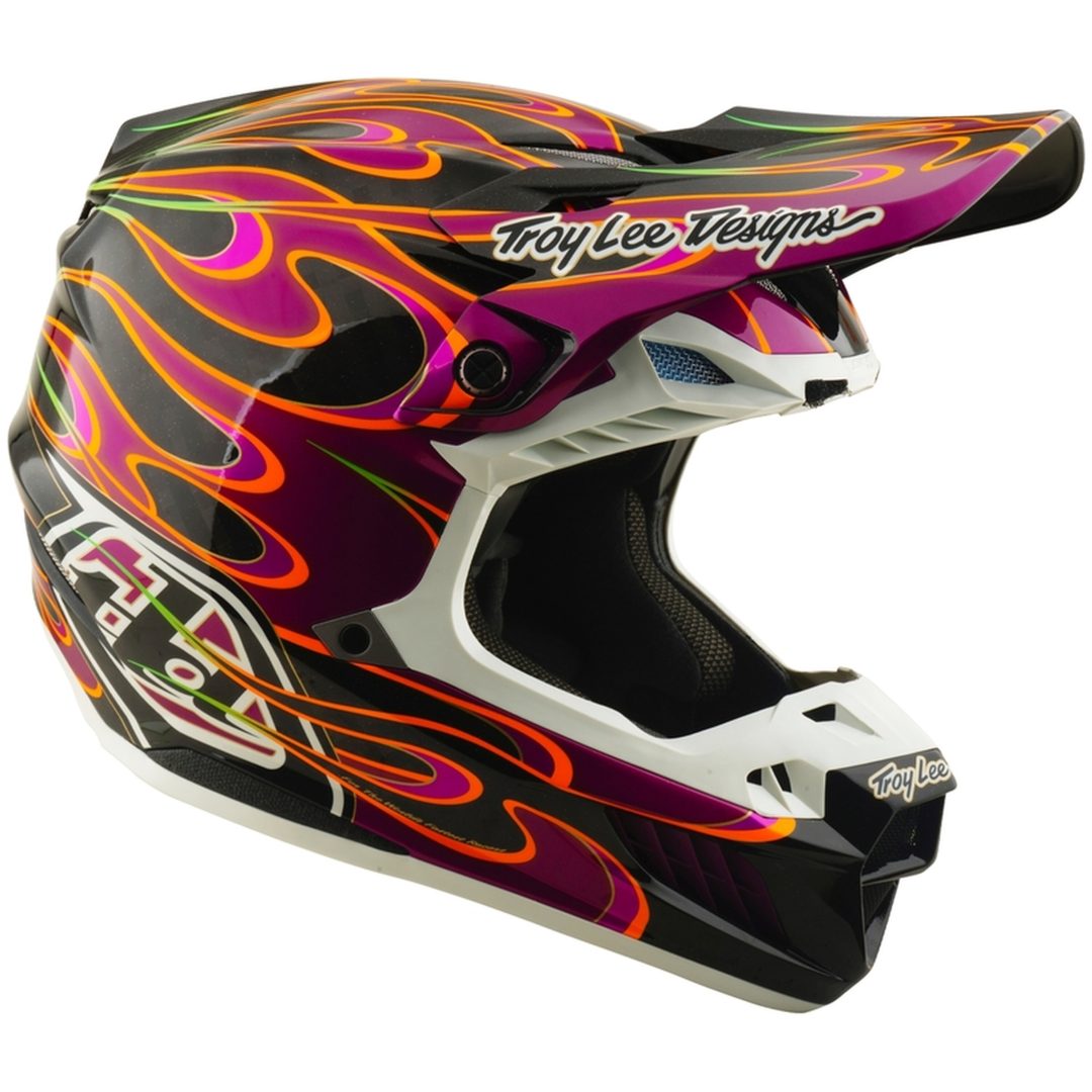 Crosshjälm SE5 Carbon MIPS Svart Lila TROY LEE DESIGNS XL – bild 6