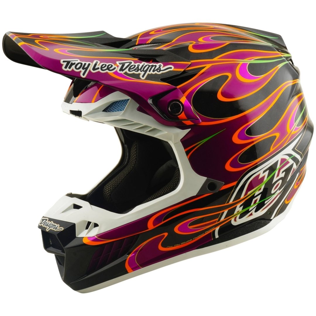 Crosshjälm SE5 Carbon MIPS Svart Lila TROY LEE DESIGNS XL