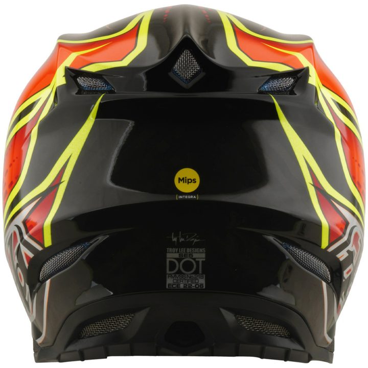 Crosshjälm SE5 Carbon Mips Wings Röd Svart TROY LEE DESIGNS XS – bild 4