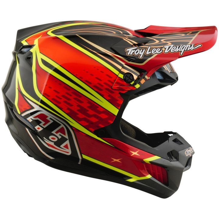 Crosshjälm SE5 Carbon Mips Wings Röd Svart TROY LEE DESIGNS XS – bild 6