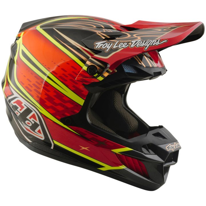Crosshjälm SE5 Carbon Mips Wings Röd Svart TROY LEE DESIGNS XS – bild 7
