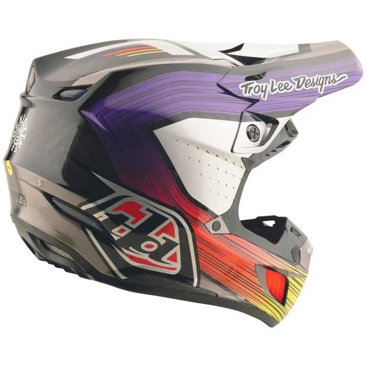 Crosshjälm SE5 Carbon Stripes MIPS Svart Lila TROY LEE DESIGNS XL – bild 6