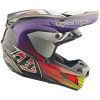 Crosshjälm SE5 Carbon Stripes MIPS Svart Lila TROY LEE DESIGNS XL – miniatyr 7
