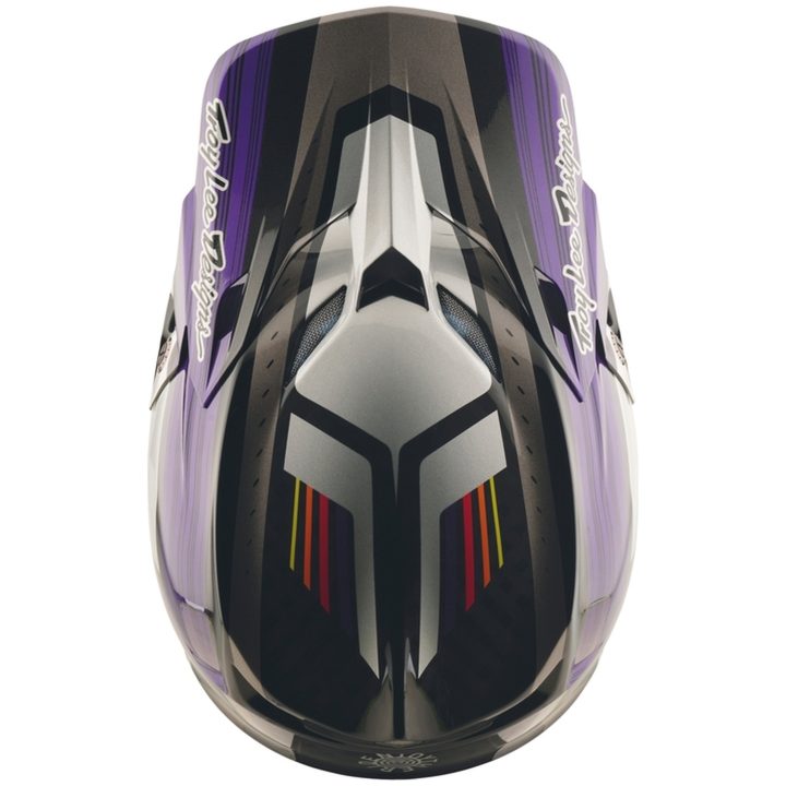 Crosshjälm SE5 Carbon Stripes MIPS Svart Lila TROY LEE DESIGNS XL – bild 8