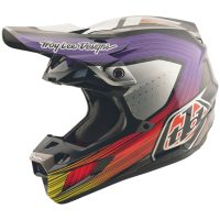 Crosshjälm SE5 Carbon Stripes MIPS Svart Lila TROY LEE DESIGNS