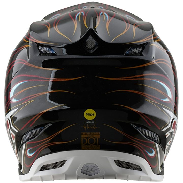 Crosshjälm SE5 Carbon Torched Svart/Röd TROY LEE DESIGNS XXL – bild 5