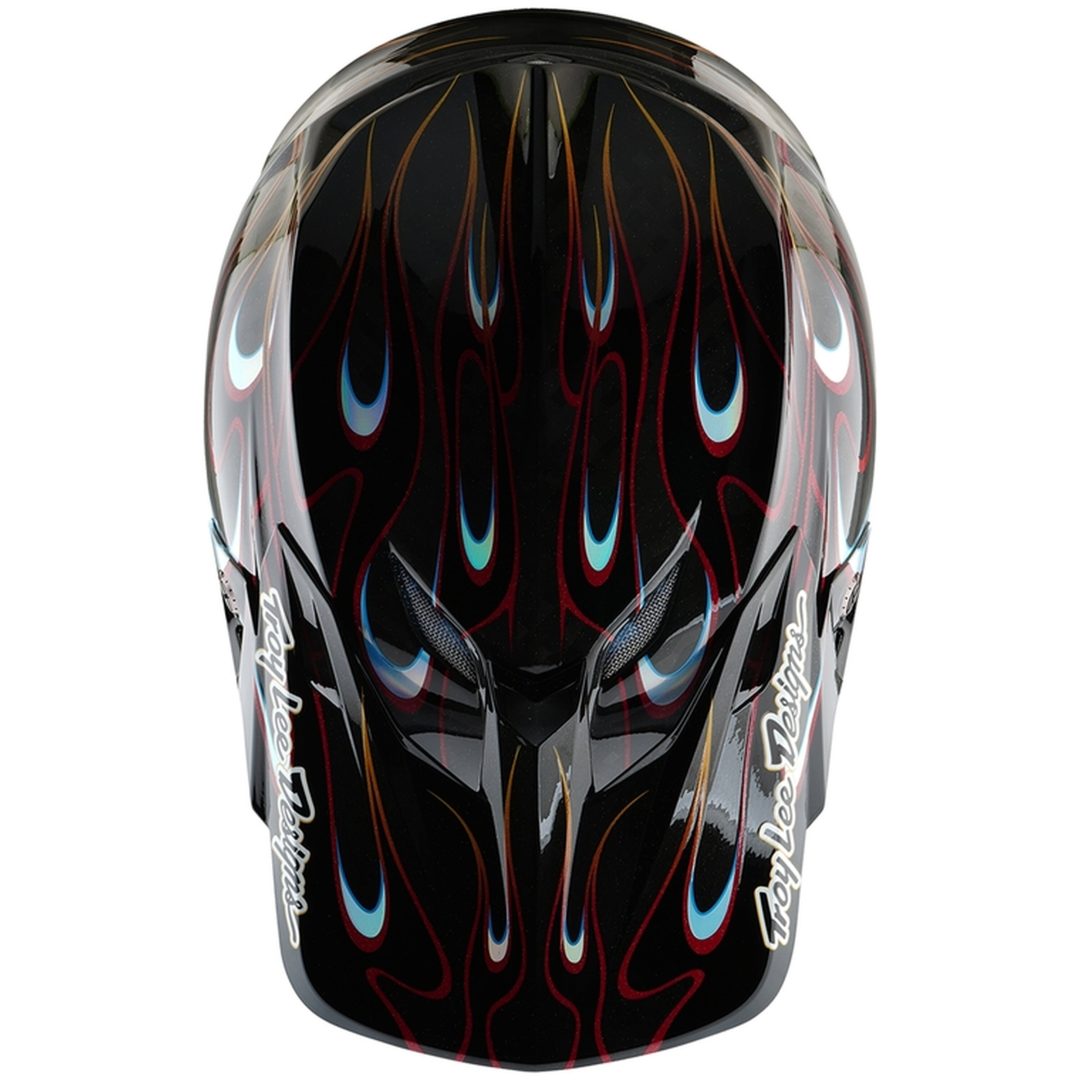 Crosshjälm SE5 Carbon Torched Svart/Röd TROY LEE DESIGNS XXL – bild 8