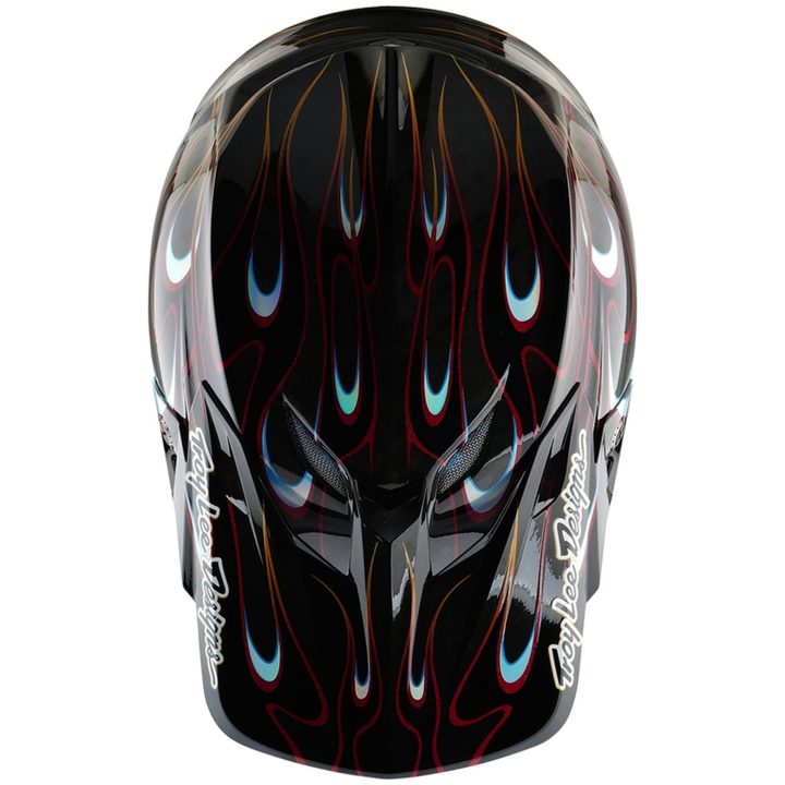 Crosshjälm SE5 Carbon Torched Svart/Röd TROY LEE DESIGNS XXL – bild 8