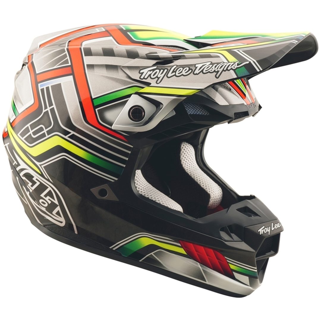 Crosshjälm SE5 Composite Lowrider Grå Blank TROY LEE DESIGNS XS – bild 2
