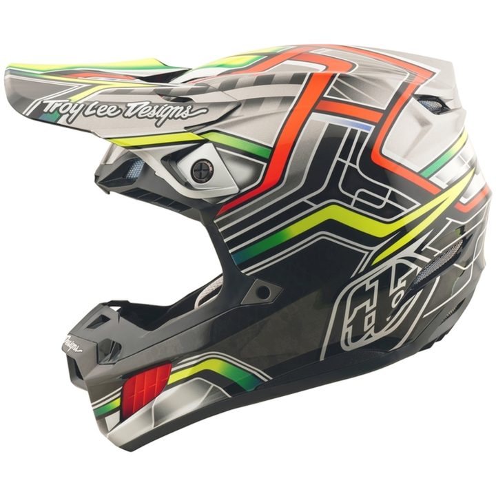 Crosshjälm SE5 Composite Lowrider Grå Blank TROY LEE DESIGNS XS – bild 3