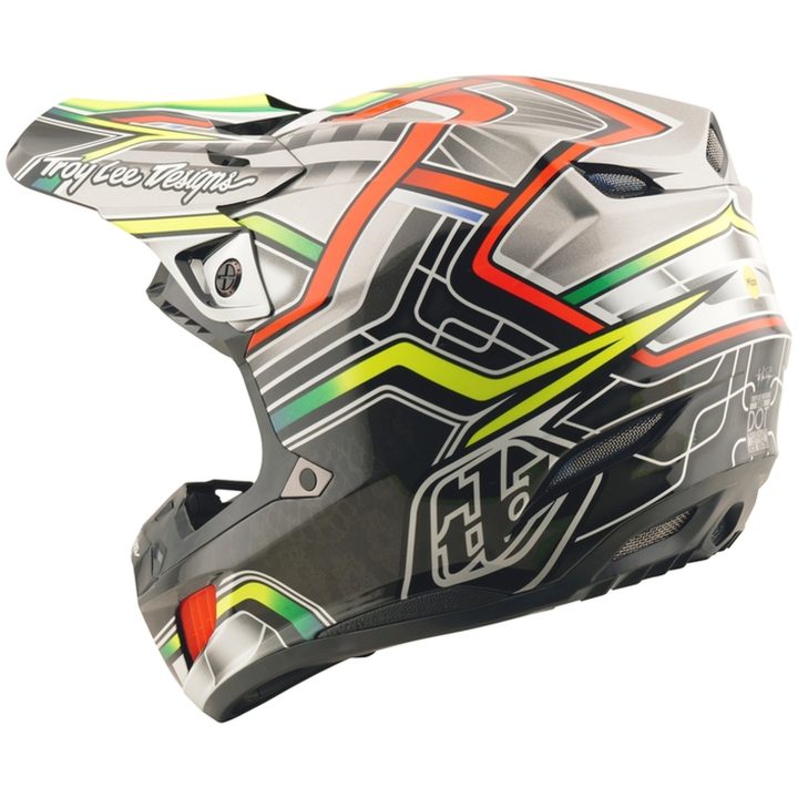 Crosshjälm SE5 Composite Lowrider Grå Blank TROY LEE DESIGNS XS – bild 4