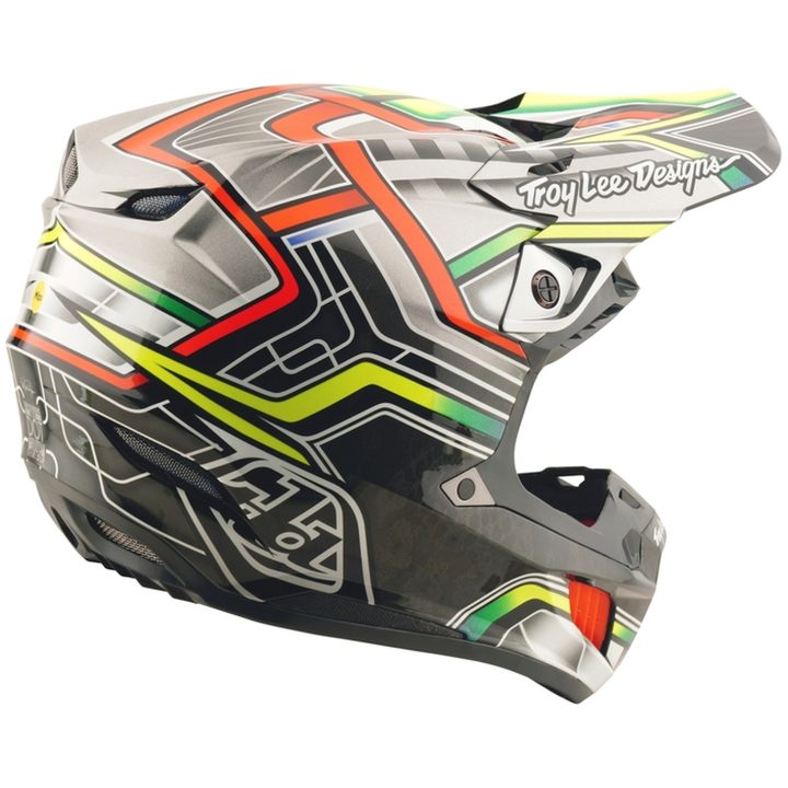 Crosshjälm SE5 Composite Lowrider Grå Blank TROY LEE DESIGNS XS – bild 6