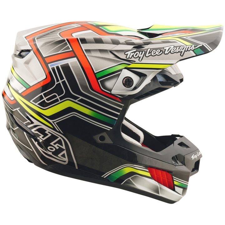 Crosshjälm SE5 Composite Lowrider Grå Blank TROY LEE DESIGNS XS – bild 7