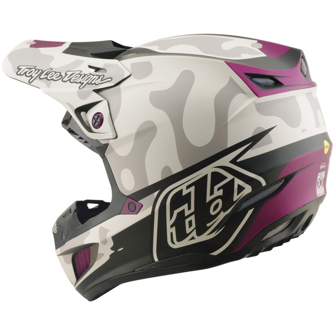 Crosshjälm SE5 Composite Mips Camo Grå Lila TROY LEE DESIGNS M – bild 3