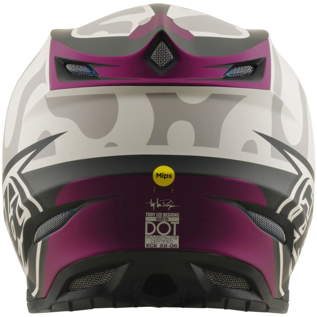 Crosshjälm SE5 Composite Mips Camo Grå Lila TROY LEE DESIGNS M – bild 4