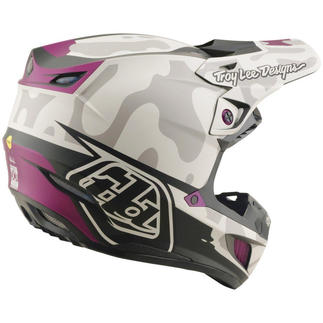 Crosshjälm SE5 Composite Mips Camo Grå Lila TROY LEE DESIGNS M – bild 5