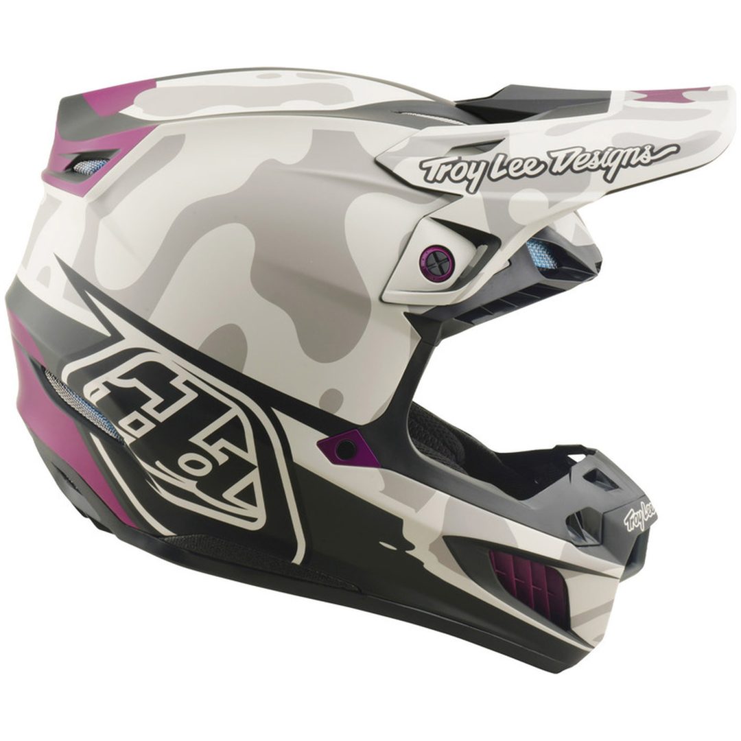 Crosshjälm SE5 Composite Mips Camo Grå Lila TROY LEE DESIGNS M – bild 6