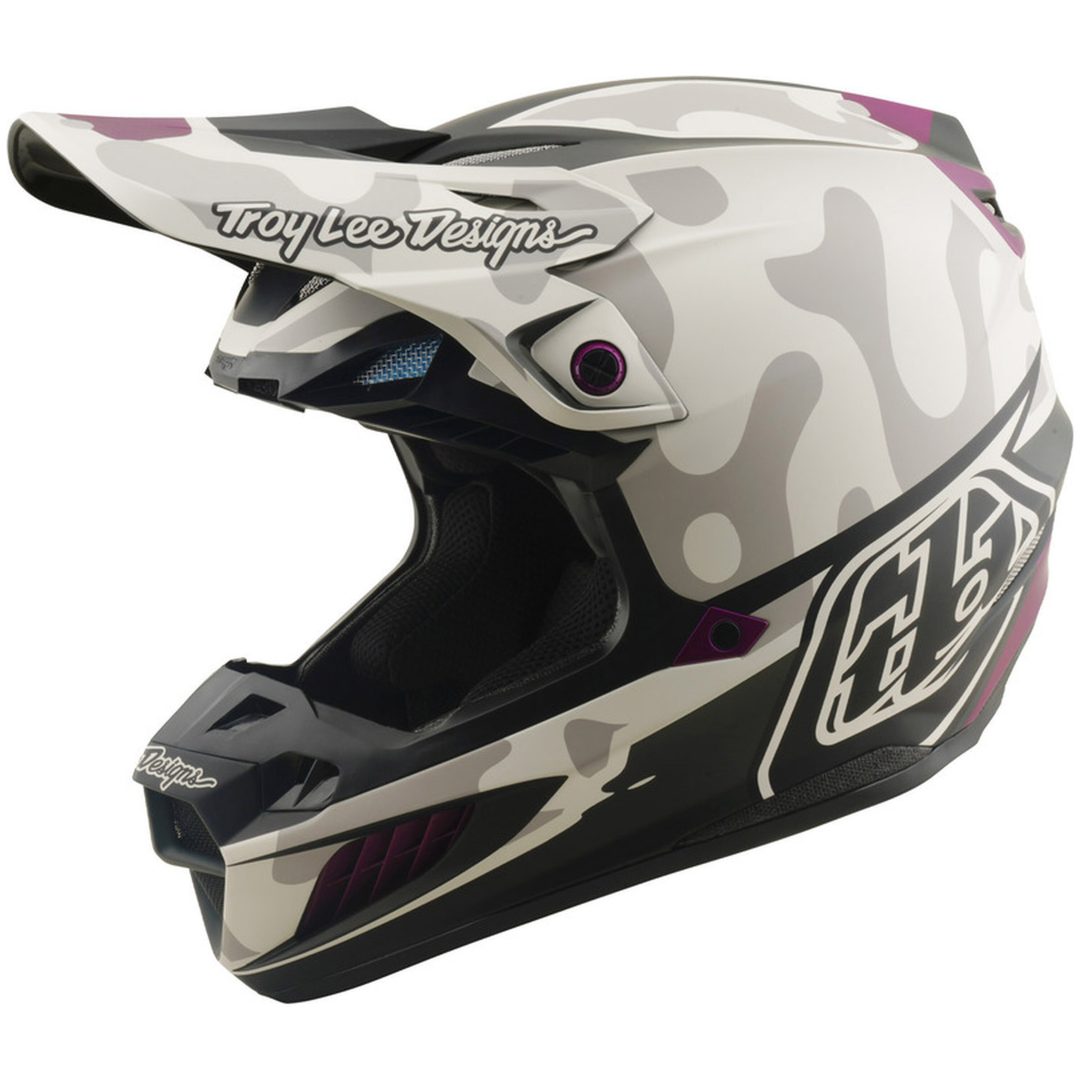 Crosshjälm SE5 Composite Mips Camo Grå Lila TROY LEE DESIGNS M