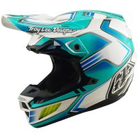 Crosshjälm SE5 Composite Mips Crest Turkos Vit TROY LEE DESIGNS