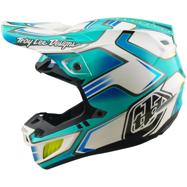 Crosshjälm SE5 Composite Mips Crest Turkos Vit TROY LEE DESIGNS s – bild 2