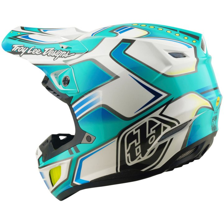 Crosshjälm SE5 Composite Mips Crest Turkos Vit TROY LEE DESIGNS s – bild 3