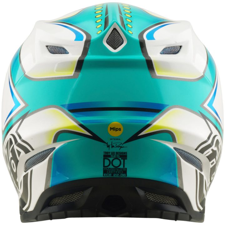 Crosshjälm SE5 Composite Mips Crest Turkos Vit TROY LEE DESIGNS s – bild 4