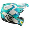Crosshjälm SE5 Composite Mips Crest Turkos Vit TROY LEE DESIGNS s – miniatyr 5
