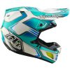 Crosshjälm SE5 Composite Mips Crest Turkos Vit TROY LEE DESIGNS s – miniatyr 6