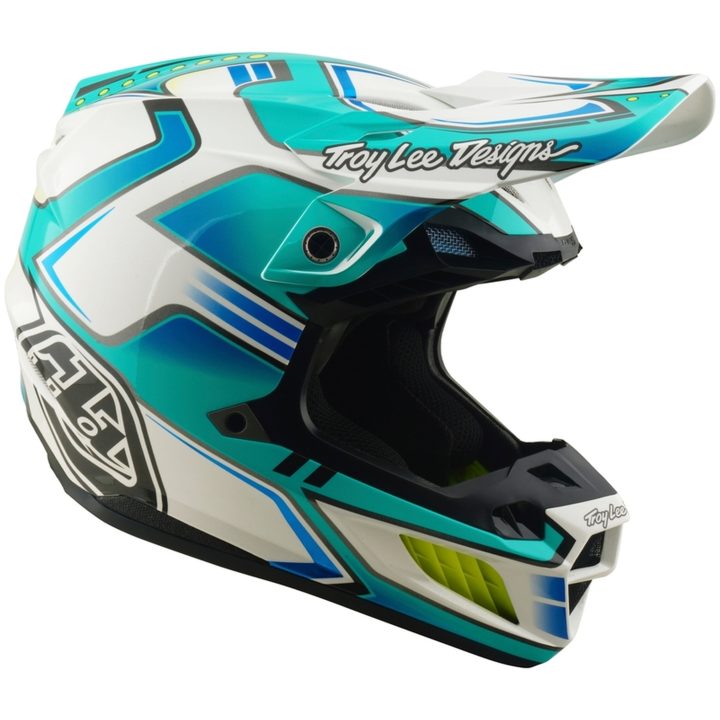 Crosshjälm SE5 Composite Mips Crest Turkos Vit TROY LEE DESIGNS s – bild 7