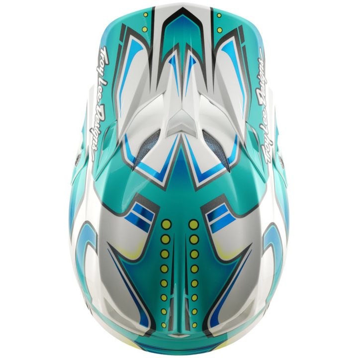 Crosshjälm SE5 Composite Mips Crest Turkos Vit TROY LEE DESIGNS s – bild 8