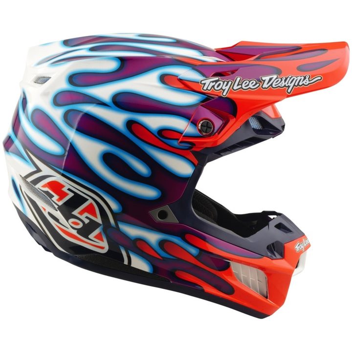 Crosshjälm SE5 Composite Mips Lila Röd Vit TROY LEE DESIGNS XS – bild 6