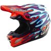 Crosshjälm SE5 Composite Mips Lila Röd Vit TROY LEE DESIGNS XS – miniatyr 1