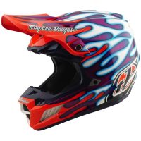 Crosshjälm SE5 Composite Mips Lila Röd Vit TROY LEE DESIGNS