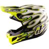 Crosshjälm SE5 Composite MIPS Overspray Grå Neongul TROY LEE DESIGNS XS – miniatyr 2