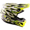 Crosshjälm SE5 Composite MIPS Overspray Grå Neongul TROY LEE DESIGNS XS – miniatyr 6
