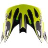 Crosshjälm SE5 Composite MIPS Overspray Grå Neongul TROY LEE DESIGNS XS – miniatyr 9