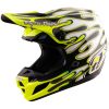 Crosshjälm SE5 Composite MIPS Overspray Grå Neongul TROY LEE DESIGNS XS – miniatyr 1
