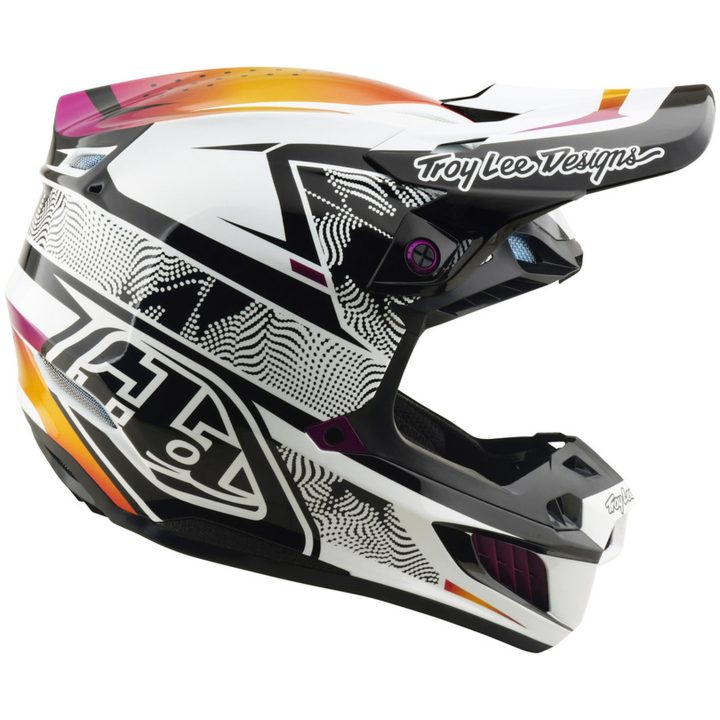 Crosshjälm SE5 Composite MIPS Svart Lila Vit TROY LEE DESIGNS s – bild 5