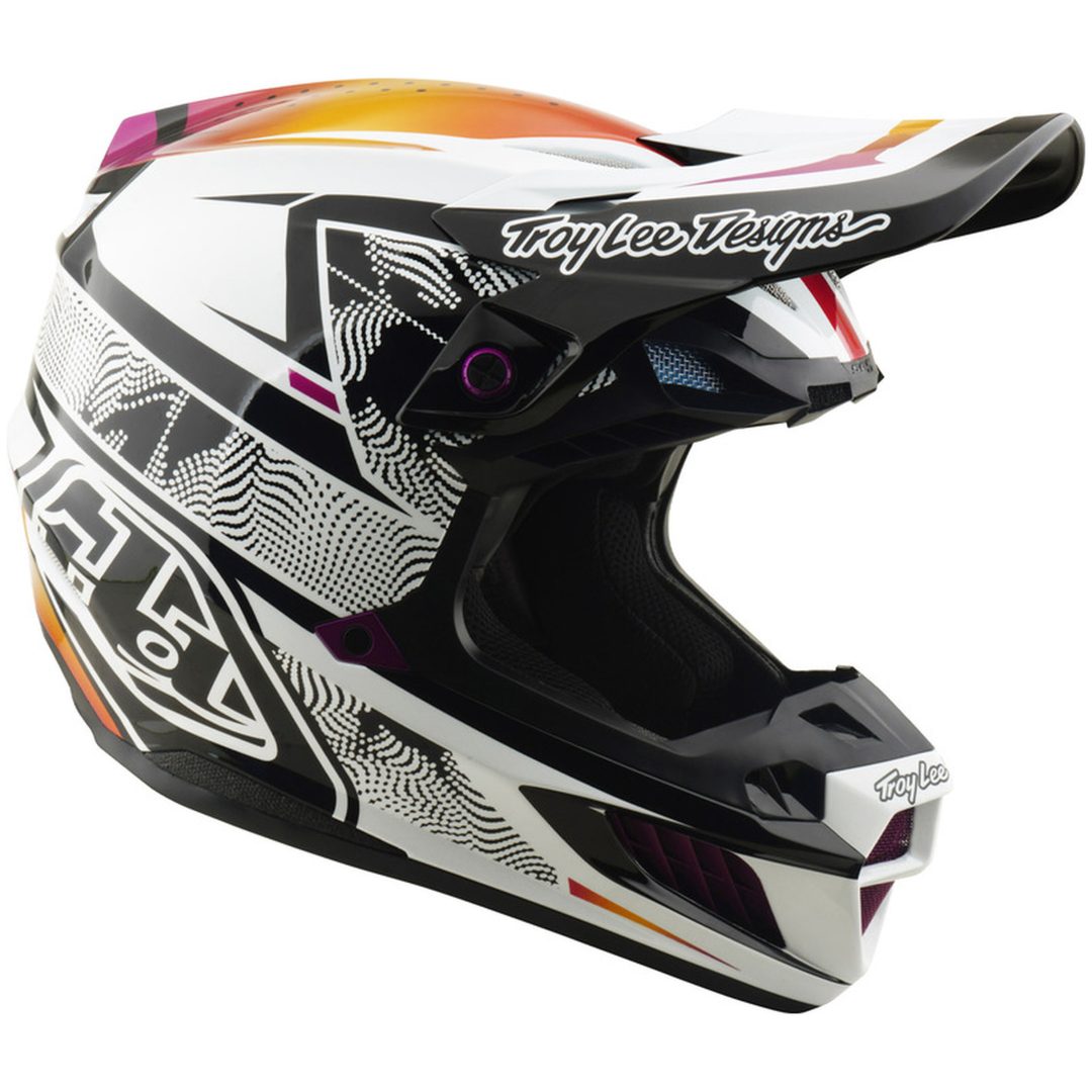 Crosshjälm SE5 Composite MIPS Svart Lila Vit TROY LEE DESIGNS s – bild 6