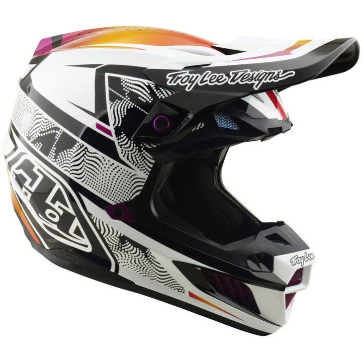 Crosshjälm SE5 Composite MIPS Svart Lila Vit TROY LEE DESIGNS s – bild 6