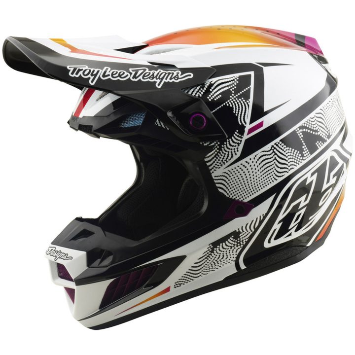 Crosshjälm SE5 Composite MIPS Svart Lila Vit TROY LEE DESIGNS s – bild 7