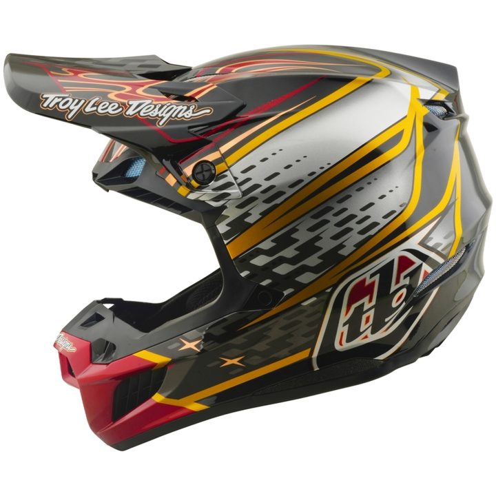Crosshjälm SE5 Composite MIPS Svart Röd Vit TROY LEE DESIGNS L – bild 2