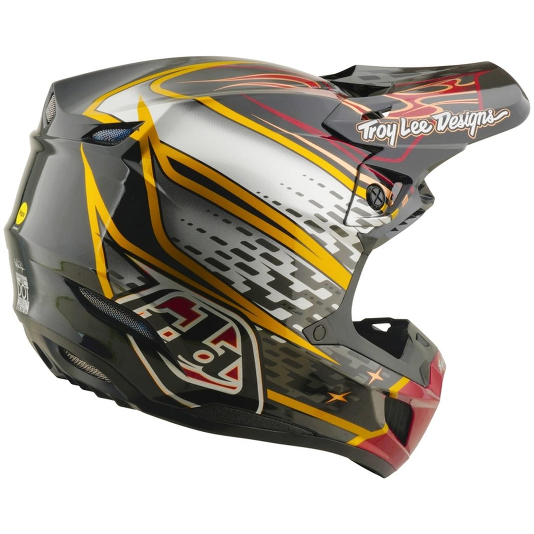 Crosshjälm SE5 Composite MIPS Svart Röd Vit TROY LEE DESIGNS L – bild 3